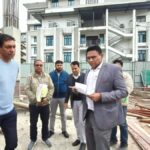 आवास सचिव डॉ.आर राजेश कुमार ने निर्माणाधीन आधुनिक कार्यालय भवन के कार्यों की समीक्षा की