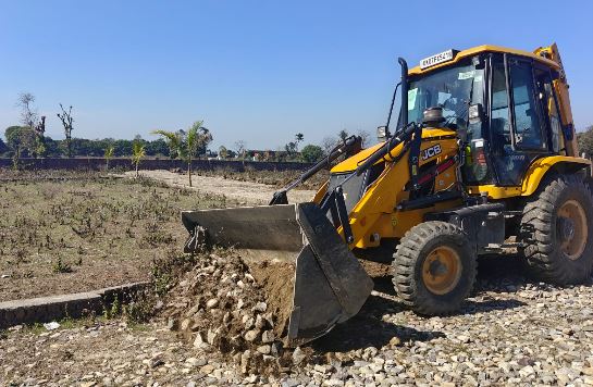 एमडीडीए की बड़ी कार्रवाई- 125 बीघा भूमि पर की जा रही अवैध प्लॉटिंग ध्वस्त